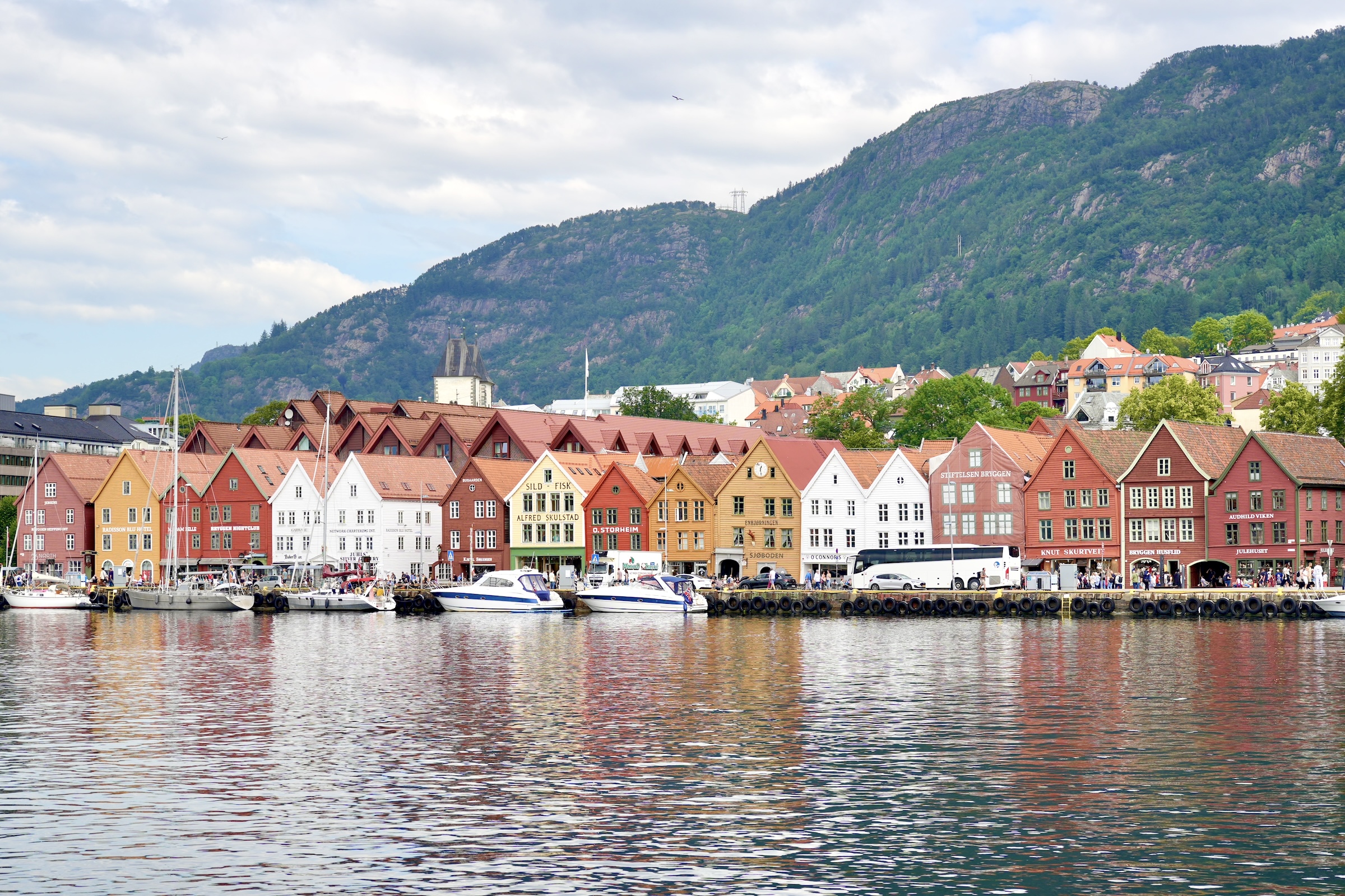 Travelling to Bergen by ferry