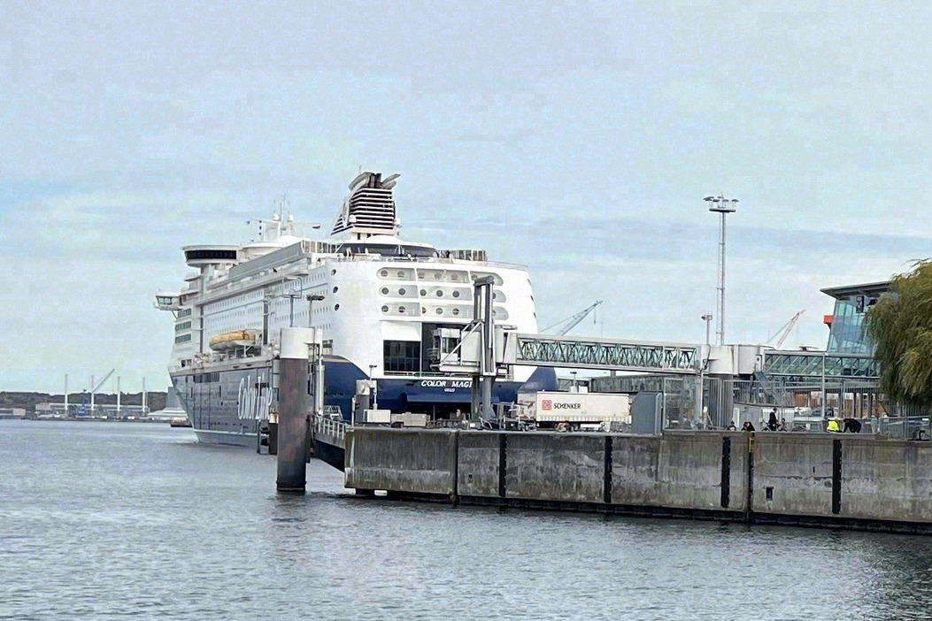 Color Line ferry Kiel - Oslo on the Baltic Sea