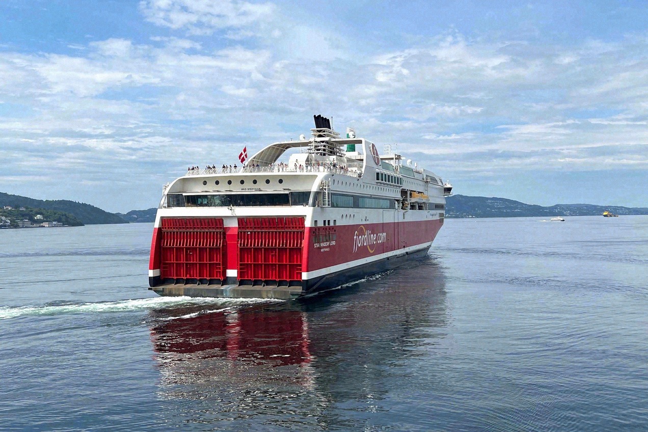 Fjord Line cruise ferry on the Hirtshals - Bergen route