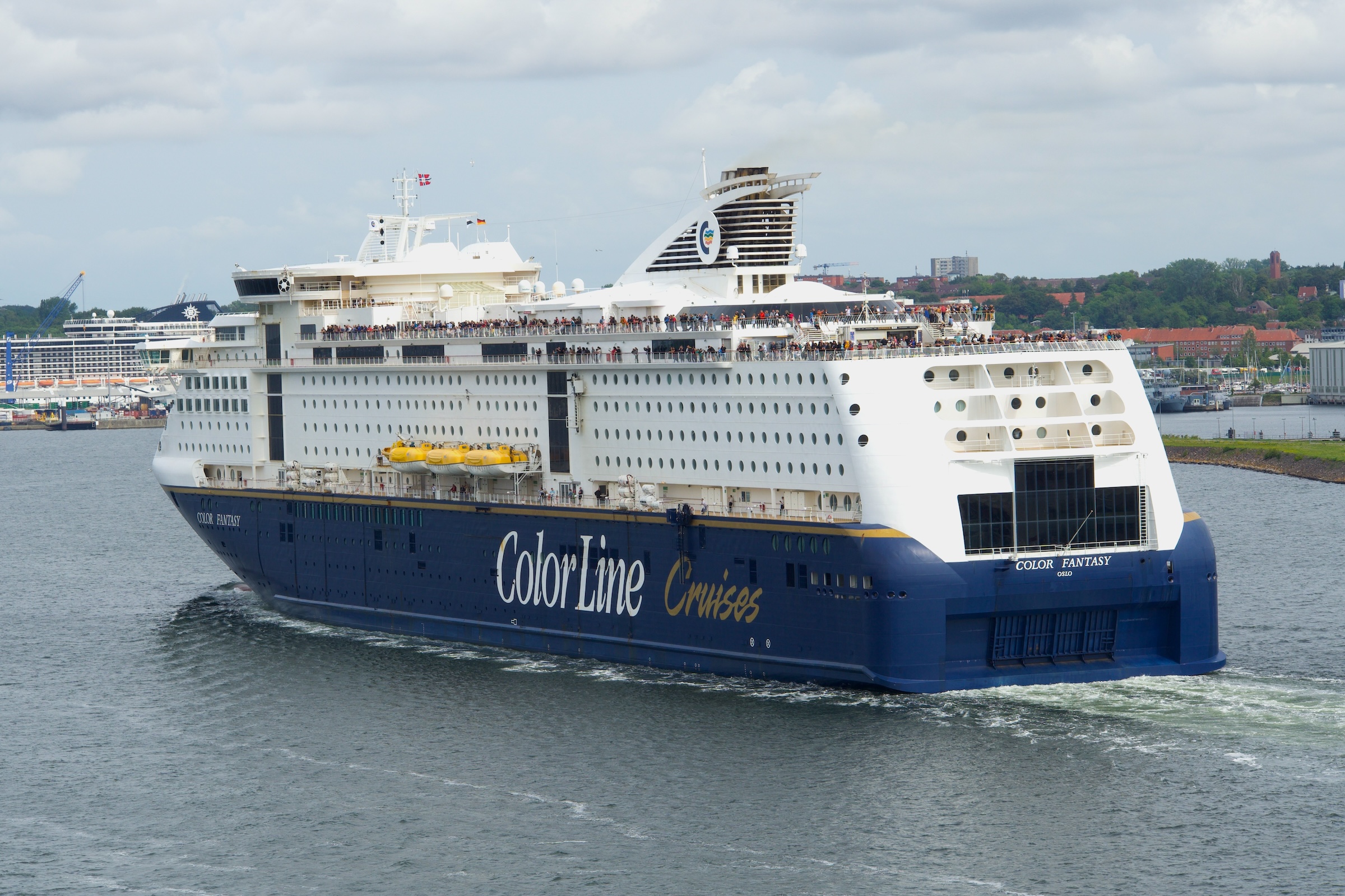 Color Lines færge Kiel - Oslo på Østersøen